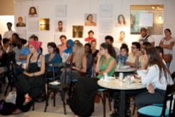 Audience listening to the discussion at AltCity on Sep 24, 2014, Beirut. Photo by Marta Bogdanska